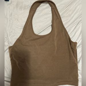 Dazy Brown Halter Top